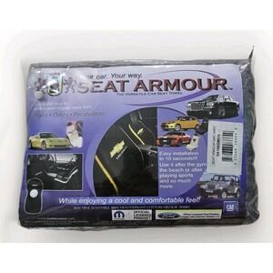 Seat Armour Front Car Seat Cover For GMC - Grey Terry Cloth